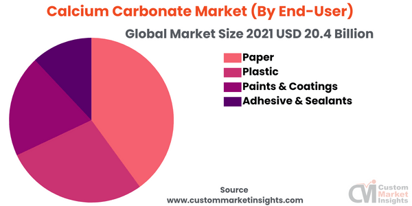 Calcium Carbonate Market (By End-User)