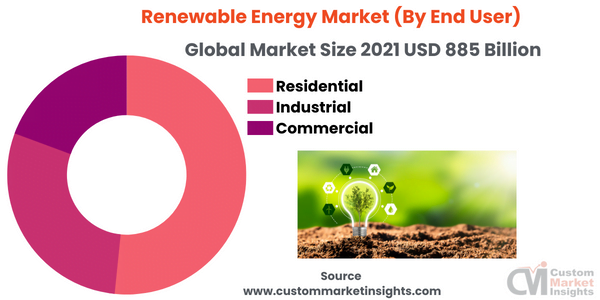 Renewable Energy Market (By End User)