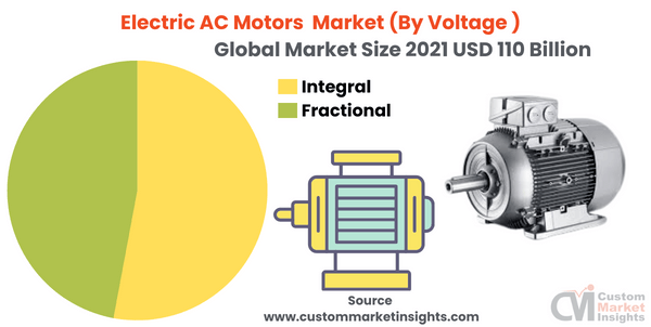 Electric AC Motors Market (By Voltage )