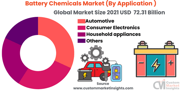  Battery Chemicals Market (By Application )