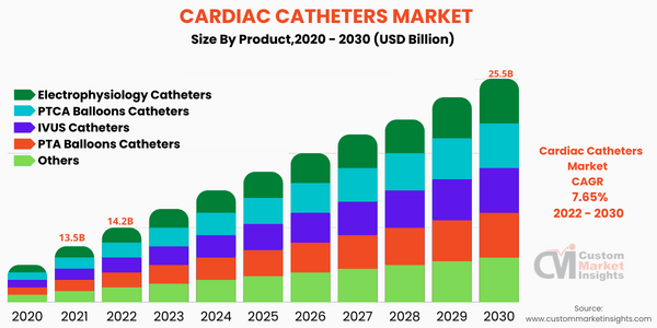  Cardiac Catheters Market  (By Product)