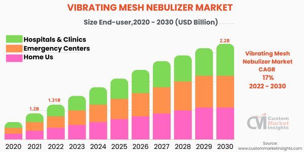 Vibrating Mesh Nebulizer Market (By End-user)